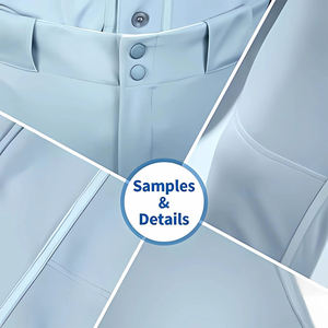 Pantalons de baseball pour hommes, longueur entière, logo personnalisé, marque privée, tissu personnalisé de haute qualité, inspection de la qualité, approvisionnement en gros - Product Image 5