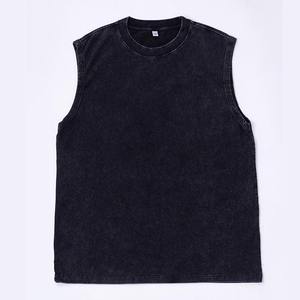 Custom Men's Sleeveless Gym <b>Workout</b> <b>Tank</b> <b>Top</b> Oversized Slouchy Fit for Bodybuilding Fitness Clothing - Product Image 2
