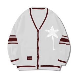 Pull en maille pour homme avec logo brodé personnalisé, doux et confortable, en polyester/coton, lettres grecques, respirant, séchage rapide, pour l'hiver - Product Image 4