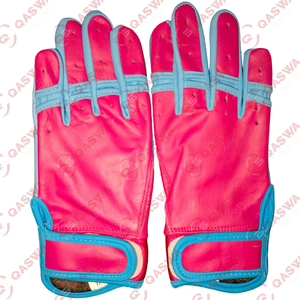 Guantes de bateo de béisbol para adultos personalizados, guantes de cuero con logotipo personalizado para exteriores Cabretta para exteriores - Product Image 2