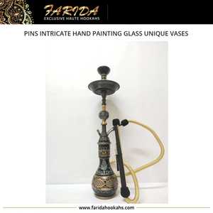 2025 nouveauté luxe égyptien complexe peint à la main Vases en verre de haute qualité Unique broches Design laque Offre Spéciale narguilé ensemble - Product Image 2