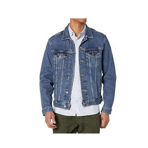 Veste en jean denim pour femmes ODM Service, vêtements décontractés pour femmes, veste d'automne, manteau boutonné en denim, veste en jean surdimensionnée pour femmes - Product Image 1