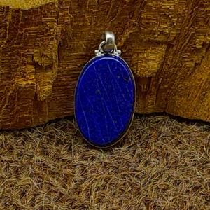Artisan Fabriqué 925 Collier En Argent Massif avec Lapis Lazuli Cabochon Bohème Style Pendentif Cadeau pour Femmes Fine Pendentifs Charmes - Product Image 1