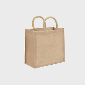 Sac d'emballage moyen en textile de jute naturel - Product Image 4