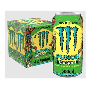 Bebida Energética Monster Energy Juice Rio Punch Sabor Original, Lata de 473 ml, Bebida Energética Tropical con Sabor Suave y Refrescante para Venta al por Mayor - Product Image 5