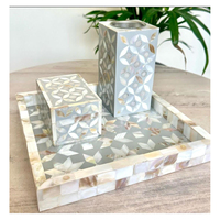 Nouvel Arrivage Brûleur d'encens religieux arabe fait main avec incrustation de nacre, portable, essentiel pour la maison et le bureau, Marque Falah