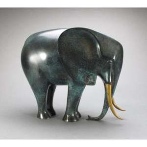 Decoración del hogar, escultura de elefante de latón, artesanías de Metal decorativas de lujo, estatuilla de Elefante Dorado, decoración, estatua personalizada - Product Image 6