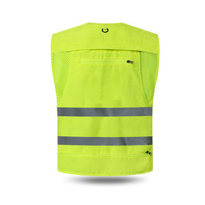 高反射ベスト緊急消防士ジャケットボランティアロードレスキューマルチポケットジャケット制服印刷能力 - Product Image 4