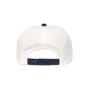 หมวกกอล์ฟแบบกำหนดเองจากโรงงาน พร้อมที่ใส่ที  สองสี 5 ชิ้น  ตัดด้วยเลเซอร์  แบบ Snapback  ปิดด้วยพลาสติก ผลิตในเวียดนาม - Product Image 5