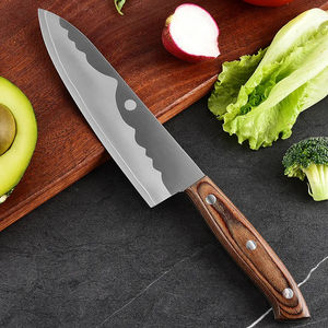 Couteau de cuisine Chef en acier allié 10Cr15CoMoV, ensemble de couteaux à trancher en acier inoxydable durable et tranchant pour le camping, avec fonction jetable - Product Image 3