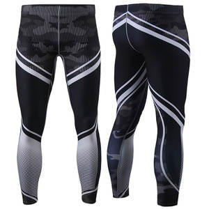 Pantalon de sport pour homme, collant de course, de Fitness, de Compression, respirant - Product Image 4