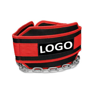 Cinturón de Neopreno de Alta Calidad con Cadena de Acero y Logotipo Personalizado, Cinturón de Ejercicio Unisex para Gimnasio, Fitness, Levantamiento de Pesas - Product Image 6
