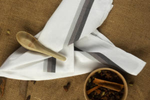 Toalla de cocina tejida con hueso de arenque de algodón 100%, característica de secado rápido - Product Image 3