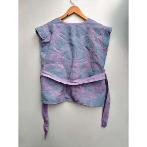 Handmade Breathable Women's Suzani <b>Kantha</b> Embroidered Flock Print Floral Pattern Cotton <b>Jacket</b> Spring/Winter Outer Wear Vest - Product Image 2
