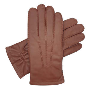 Gants en cuir doublés de cachemire, classiques, pour homme, cousus à la main - Product Image 4