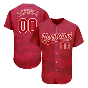 Camiseta de béisbol de talla grande transpirable personalizada de alta calidad, camisetas al por mayor de sublimación para ropa de béisbol y softbol - Product Image 2