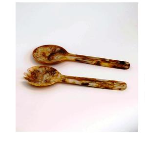 Servidores de Ensalada con Mango, Más Vendidos, Ecológicos, Aptos para Lavavajillas, Recubiertos de Resina, 11 Pulgadas, Utensilios Modernos para Ensalada, Hechos en India - Product Image 4