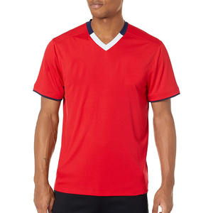 เสื้อทีมฟุตบอลผ้าโพลีเอสเตอร์แขนยาวครึ่ง100% สำหรับผู้ใหญ่เสื้อทีมฟุตบอลระบายอากาศได้กำหนดโลโก้ได้เอง - Product Image 3