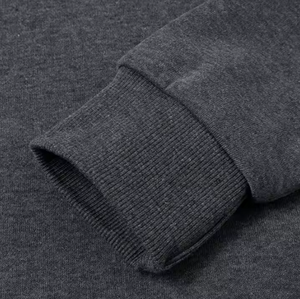 เสื้อฮู้ดดี้ผู้ชายคุณภาพสูง ผลิตจากโพลีเอสเตอร์/คอตตอน เป็นมิตรต่อสิ่งแวดล้อม ระบายอากาศได้ดี เหมาะสำหรับฤดูหนาว พิมพ์ลายดิจิทัล สีพื้น สไตล์ลำลอง - Product Image 4