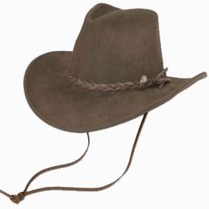 CHAPEAUX WESTERN EN CUIR HMB-906E CHAPEAU COWBOY TOUTE COULEUR CASQUETTES DE MODE VINTAGE STYLE CIRE - Product Image 5