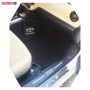 Alfombrillas de Coche de Cuero Nappa Suave ODM al por Mayor, Accesorios de Lujo para Automóviles, Alfombrillas Personalizadas para Toyota Altis, Juego Completo - Product Image 4