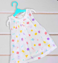 เดรสผ้าฝ้ายทรงเอแบบเกาหลีสำหรับเด็กแรกเกิดอุปกรณ์แฟชั่นพิมพ์ลายการ์ตูนสำหรับเด็กผู้หญิง0-5Y ฤดูร้อน - Product Image 2