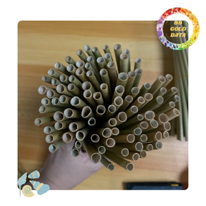 Pajita de hierba natural para un estilo de vida sin residuos | Origen de Vietnam | Suministro a granel disponible - Product Image 1