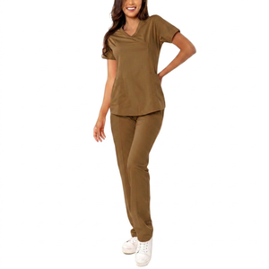 Ensemble de blouses médicales respirantes et légères sur mesure, tenue d'infirmière confortable, uniforme d'hôpital, fournisseur OEM, uniforme médical de haute qualité - Product Image 4
