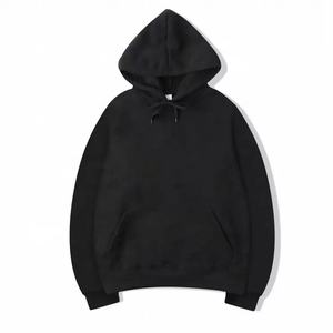 <b>Blend</b> Fleece Men's Hoodie Blank Factory Wholesale Custom Logo Polyester Pullover Hooded Customized Logo Printing Custom Colors - Product Image 3