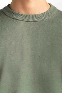 Minimalista Liso Sudadera Estilo Unisex Tejido Suave Oversized Trendy Everyday Wear - Product Image 5