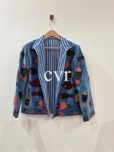 เสื้อโค้ทกำมะหยี่ปักมือ แขนยาว สไตล์จีน เสื้อคลุมฤดูใบไม้ร่วง คอจีน ความยาวปกติ สำหรับผู้หญิง วัยผู้ใหญ่ สวมใส่สบายๆ - Product Image 2