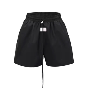 กางเกงขาสั้นกีฬาฤดูร้อนสำหรับผู้ชายผ้าตาข่ายโพลีเอสเตอร์ผ้ายางยืดปิดเอวผ้าคอตตอนออกแบบได้ตามต้องการ - Product Image 1