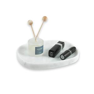 Multi Functional Marble <b>Vanity</b> <b>Tray</b> Elegant Organizer for <b>Bathroom</b> Bedroom & Dressing Table - Product Image 1