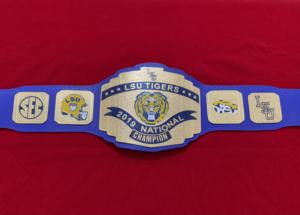 Cinturón de campeonato LSU TIGERS Tamaño adulto hecho en zinc 2mm 4mm - Product Image 2