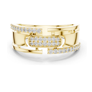 Bague de créateur en diamant de laboratoire 0,324 CT pour femme, VVSVS EF, taille brillant rond, or 18 carats, 14 carats, 10 carats et argent 925, rose, jaune - Product Image 3