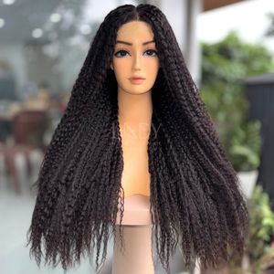 Perruques de Qualité Supérieure, Magnifiques, en Cheveux Humains Véritables, 100% Cheveux Humains Vietnamiens, Lisses Crépus, Couleur Personnalisable, Perruque avec Closure 2025 - Product Image 4