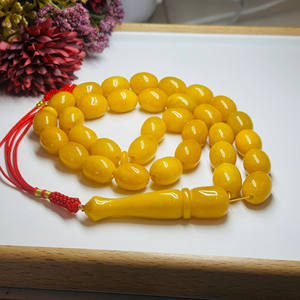 ลูกประคำอำพันบัตเตอร์สกอตช์สำหรับชาวมุสลิม อำพันแท้ มิสบาฮ์ - Product Image 5