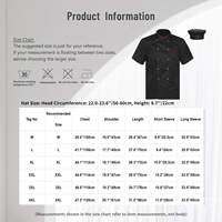 Abrigo de Chef de manga larga de algodón de talla grande para hombre, uniforme de trabajo impermeable para camareros y personal de Hotel, abrigo de punto, ropa