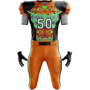 Uniformes de Fútbol Americano Personalizados por Sublimación al por Mayor para Hombre, Uniformes de Fútbol de Alta Calidad y Económicos - Product Image 6