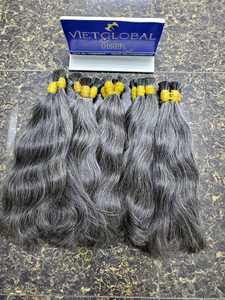 Cabello natural liso a granel, color negro y gris natural, cabello humano de un solo donante, cabello vietnamita sin procesar - Product Image 6