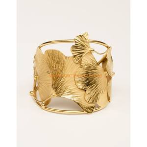 Anillos de sujeción de tejido pulido con espejo de acero inoxidable, diseño maravilloso, centro de mesa decorativo para el hogar, servilleteros de lujo - Product Image 5