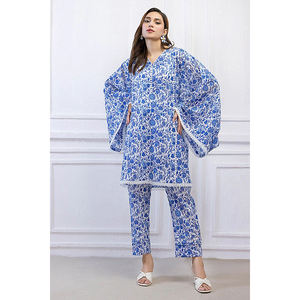 Trajes Salwar Kameez de <span class=keywords><strong>2</strong></span> Piezas a la Moda, con el Mejor Diseño, Elegantes para Fiestas, en Oferta a Precio Económico, Vestido Casual de Alta Calidad para Mujer - Product Image 1