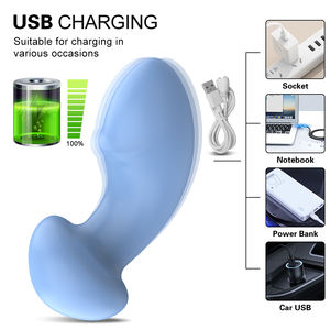 Vibratore a Forma di Fungo Tascabile, Stimolatore Clitorideo in Silicone, Specializzato in Doppia Densità, dal Produttore - Product Image 3