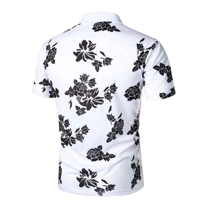 Hommes personnalisés de haute qualité pour polos 100% coton motif solide à manches courtes et fonction anti-rides - Product Image 2
