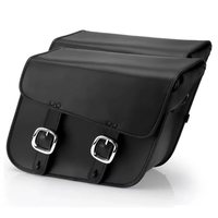 Sac de selle latéral gauche en cuir pour moto Sac étanche pour moto-Boîte à outils latérale gauche pour moto