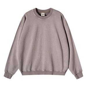 Fabricants de vêtements : Sweat-shirts personnalisés 420g, streetwear épais, surdimensionnés, effet délavé à l'acide - Product Image 5