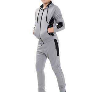 Ensemble deux pièces avec écussons pour hommes, nouveauté, survêtement à fermeture éclair en denim extensible, qualité supérieure 2025 - Product Image 6