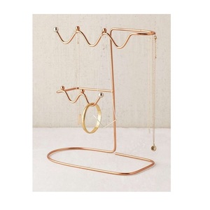 Présentoir à bijoux en métal et bois fait à la main en gros Personnalisé vintage élégant en métal élégant moderne - Product Image 2