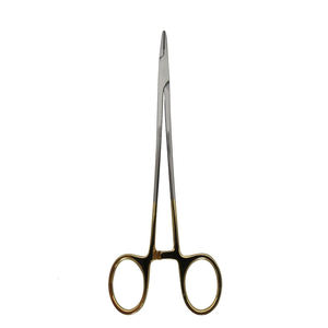 Forceps de chirurgie Debakey de haute qualité pince porte-aiguille à motif lourd en acier inoxydable demi-or droit de 7 pouces - Product Image 4