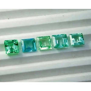 Saphir vert naturel de qualité AAA+ du Montana, 10 carats, coupe princesse époustouflante, pierre précieuse certifiée, Gem184 - Product Image 3